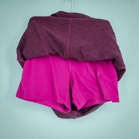 Kuhl Size Medium M Heather Pink Mova Drawstring Pull On Cargo Pockets A Line Act - Picture 2 of 9